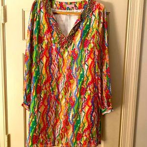 *Rare* Lilly Pulitzer Saemus Dripping Jewels Dress